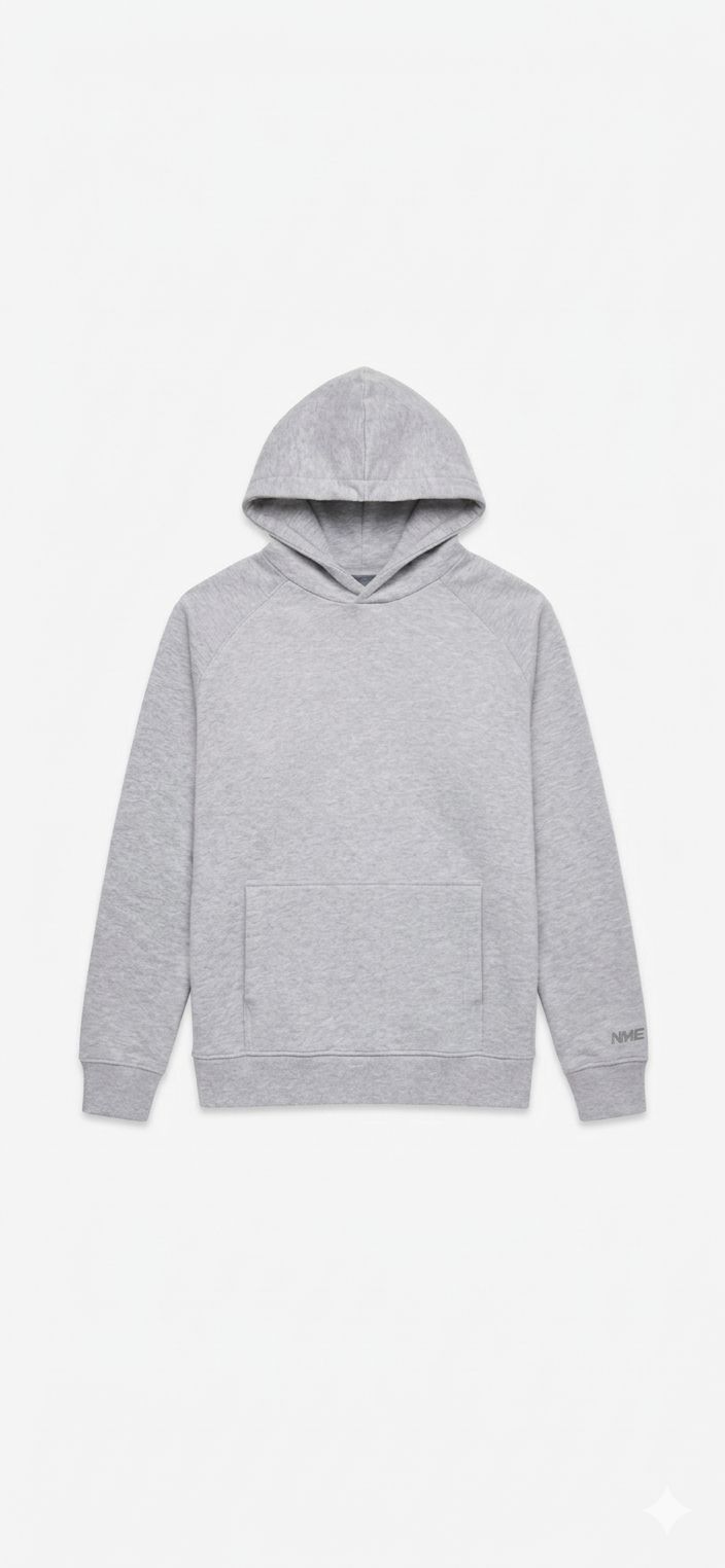 390 GSM Premium NME Hoodie - Grau