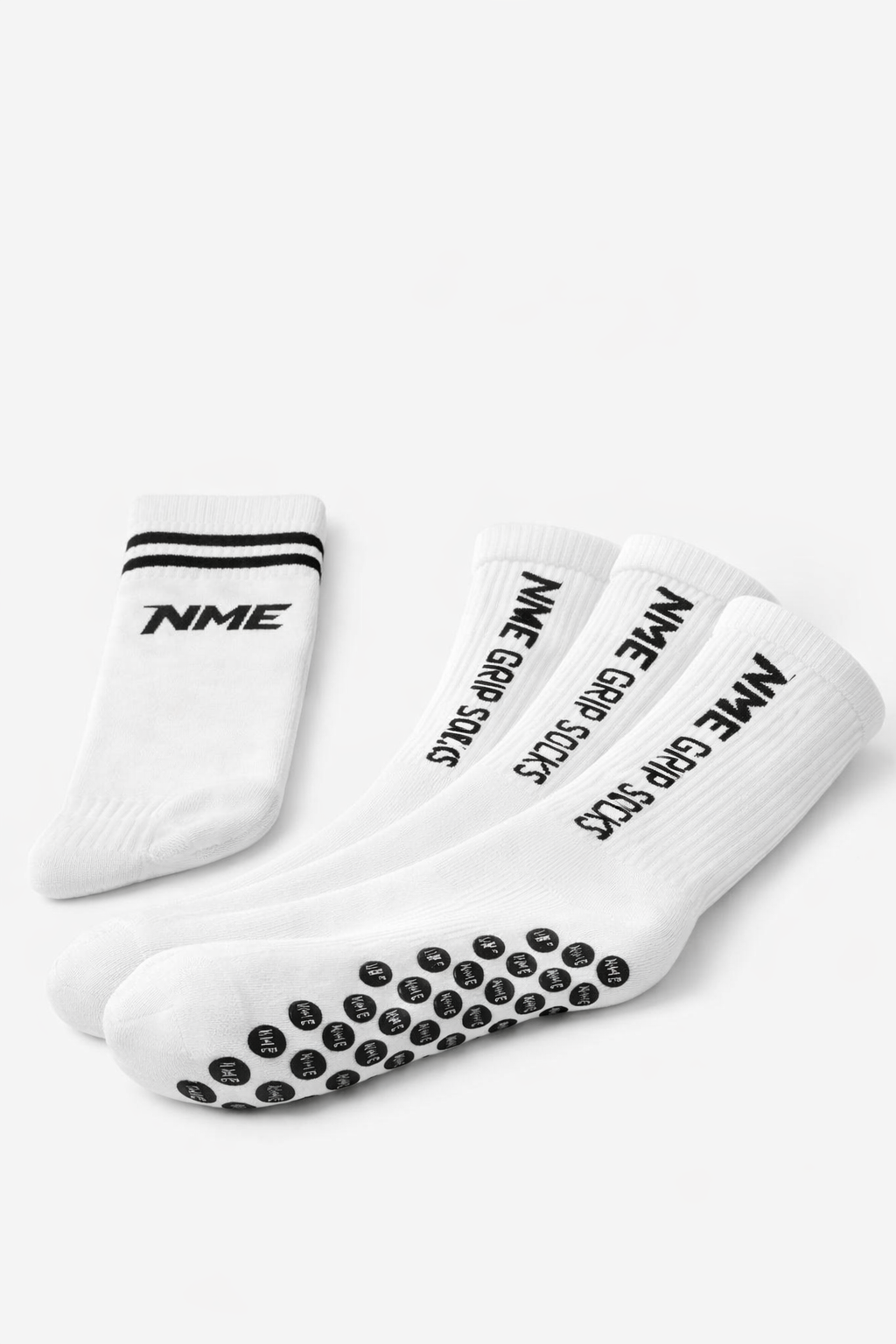 Bundle NME Grip Socks + Calf Sleeves - Weiß
