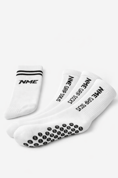 Bundle NME Grip Socks + Calf Sleeves - Weiß